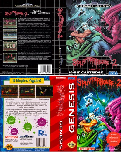 Splatterhouse genesis box - -,