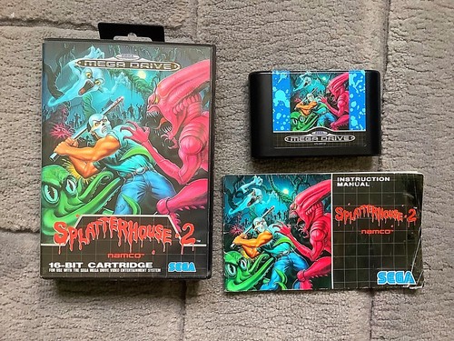 Sega genesis splatterhouse - genesis,